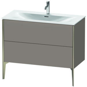 Duravit XViu vanity unit XV43030B143 101 x 59, match1 x 48 cm, basalt matt, 2 2000