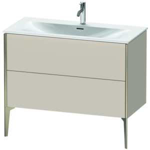 XViu Duravit vasque XV43030B191 101 x 59, match1 x 48 cm, taupe mat, 2 2000