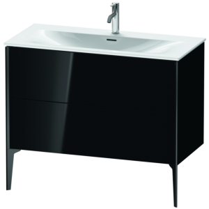 Duravit XViu vanity unit XV43030B240 101 x 59, match1 x 48 cm, black high gloss, 2 2000