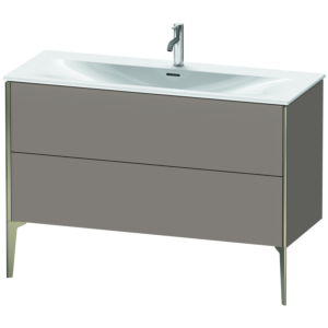 Duravit XViu vanity unit XV43040B143 121 x 59, match1 x 48 cm, basalt matt, 2 2000