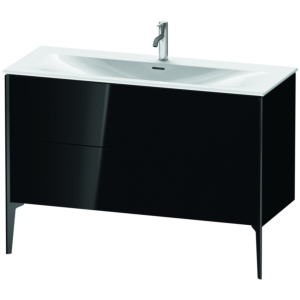 Duravit XViu vanity unit XV43040B240 121 x 59, match1 x 48 cm, black high gloss, 2 2000