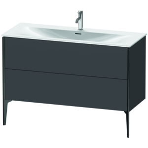 Duravit XViu vanity unit XV43040B249 121 x 59, match1 x 48 cm, matt graphite, 2 2000