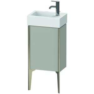 Duravit XViu Waschtisch-Unterschrank XV4530LB107 36,4 x 49,3 x 23,4 cm, links, betongrau matt, 1 Tür, champagner matt
