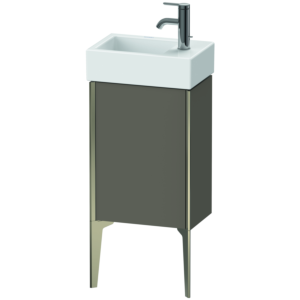 XViu Duravit vasque XV4530LB190 36,4 x 49,3 x 23,4 cm, gauche, flanelle gris soie mat, 2000 , champagne mat