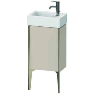 Duravit XViu vanity unit XV4530LB191 36.4 x 49.3 x 23.4 cm, left, matt taupe, 2000 door, matt champagne