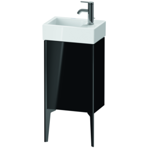 Duravit XViu Waschtisch-Unterschrank XV4530LB240 36,4 x 49,3 x 23,4 cm, links, schwarz hochglanz, 1 Tür, schwarz matt