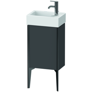 Duravit XViu vanity unit XV4530LB249 36.4 x 49.3 x 23.4 cm, left, graphite matt, 2000 door, black matt