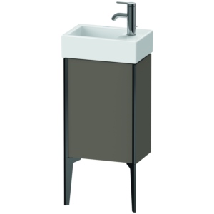 XViu Duravit vasque XV4530LB290 36,4 x 49,3 x 23,4 cm, gauche, flanelle gris soie mat, 2000 , noir mat