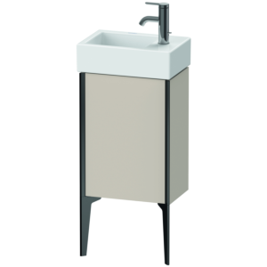 Duravit XViu vanity unit XV4530LB291 36.4 x 49.3 x 23.4 cm, left, matt taupe, 2000 door, matt black