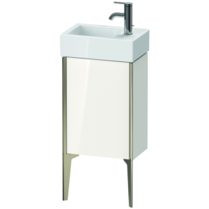 Duravit XViu vanity unit XV4530RB122 36.4 x 49.3 x 23.4 cm, right, white high gloss, 2000 door, matt champagne