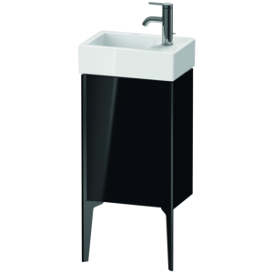 Duravit XViu Waschtisch-Unterschrank XV4530RB240 36,4 x 49,3 x 23,4 cm, rechts, schwarz hochglanz, 1 Tür, schwarz matt