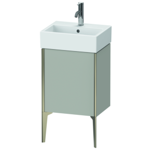 Duravit XViu Waschtisch-Unterschrank XV4531LB107 43,4x33,4x49,3cm, champagner matt, Tür links, betongrau matt