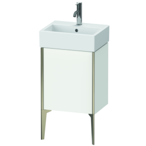 Duravit XViu Waschtisch-Unterschrank XV4531LB118 43,4x33,4x49,3cm, champagner matt, Tür links, weiß matt