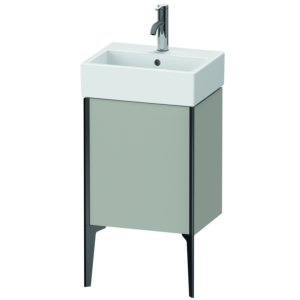 Duravit XViu vanity unit XV4531LB207 43.4x33.4x49.3cm, matt black, left, matt concrete gray