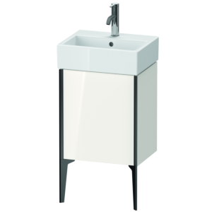 Duravit XViu vanity unit XV4531LB285 43.4x33.4x49.3cm, black matt, left, white high gloss