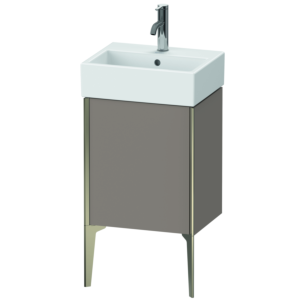 XViu Duravit vasque XV4531RB143 43,4x33,4x49,3cm, champagne mat, porte à droite, basalte mat