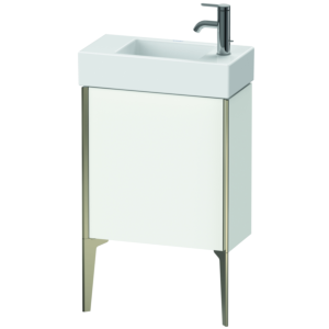 XViu Duravit vasque XV4532LB118 48,4 x 49,3 x 23,4 cm, gauche, blanc mat, 2000 , champagne mat