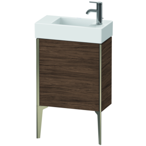 XViu Duravit vasque XV4532LB121 48,4 x 49,3 x 23,4 cm, gauche, 2000 foncé, porte match1, champagne mat
