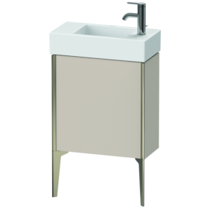 Duravit XViu Waschtisch-Unterschrank XV4532LB191 48,4 x 49,3 x 23,4 cm, links, taupe matt, 1 Tür, champagner matt