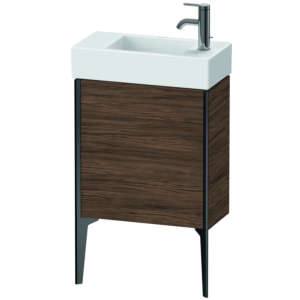 Duravit XViu vanity unit XV4532LB221 48.4 x 49.3 x 23.4 cm, left, dark 2000 , match1 door, matt black