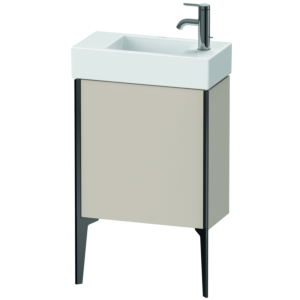 Duravit XViu vanity unit XV4532RB291 48.4 x 49.3 x 23.4 cm, right, matt taupe, 2000 door, matt black