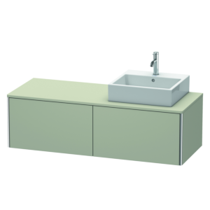 Duravit XSquare Duravit XSquare XS4903R6060 140x40x54.8cm, 2 pull-outs, right, Taupe silk matt