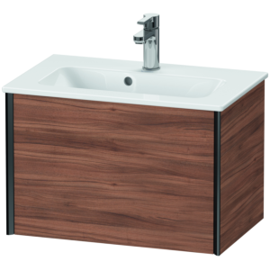 XViu Duravit vasque XV40780B279 61 x 40 x 39 cm, 2000 naturel, coulissant match1, suspendu, noir mat