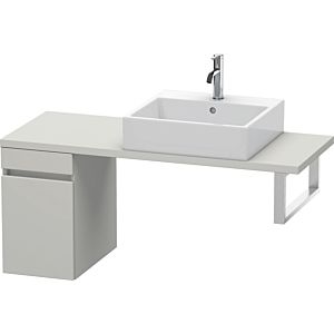 Duravit DuraStyle vasque DS532000707 30 x 47,8 cm, gris béton mat, pour console, coulissant 2000