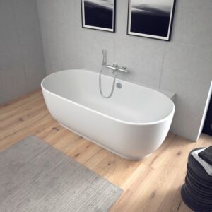Duravit Luv Badewanne 700433000000000 180 x 95 x 46 cm, Vorwand, Verkleidung und Gestell, 2 Rückenschrägen, weiß