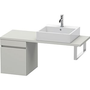 Duravit DuraStyle Waschtisch-Unterschrank DS532100707 40 x 47,8 cm, betongrau matt, für Konsole, 1 Auszug