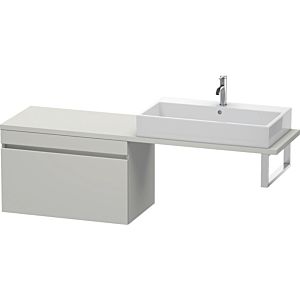 Duravit DuraStyle Waschtisch-Unterschrank DS532400707 80 x 47,8 cm, betongrau matt, für Konsole, 1 Auszug