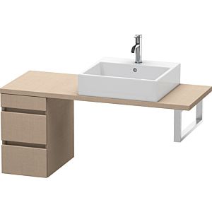 Duravit DuraStyle Waschtisch-Unterschrank DS532507575 30 x 47,8 cm, leinen, für Konsole, 2 Schubkästen