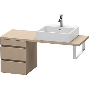 Duravit DuraStyle Waschtisch-Unterschrank DS532607575 40 x 47,8 cm, leinen, für Konsole, 2 Schubkästen