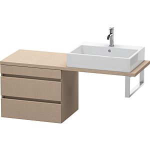 Duravit DuraStyle Waschtisch-Unterschrank DS532807575 60 x 47,8 cm, leinen, für Konsole, 2 Schubkästen