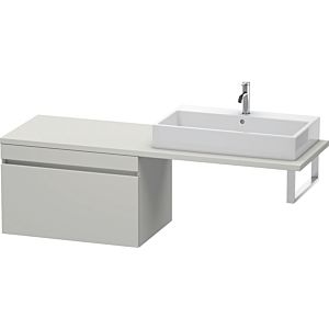 Duravit DuraStyle Waschtisch-Unterschrank DS533400707 80 x 54,8 cm, betongrau matt, für Konsole, 1 Auszug
