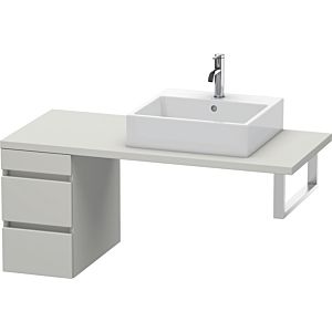 Duravit DuraStyle vanity unit DS533500707 30 x 54.8 cm, concrete gray matt, for console, 2 drawers