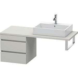 Duravit DuraStyle vanity unit DS533700707 50 x 54.8 cm, concrete gray matt, for console, 2 drawers