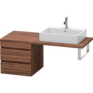 Duravit DuraStyle vanity unit DS533702121 50 x 54.8 cm, dark walnut, for console, 2 drawers