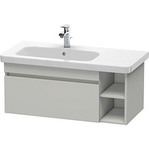 Duravit DuraStyle vasque DS639700707 93 x 44,8 cm, vasque à gauche, gris béton mat, coulissant 2000