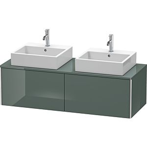 Duravit XSquare Duravit XS4906B3838 140x40x58.4cm, 2 coulissants, des deux côtés, Dolomiti Grey brillant