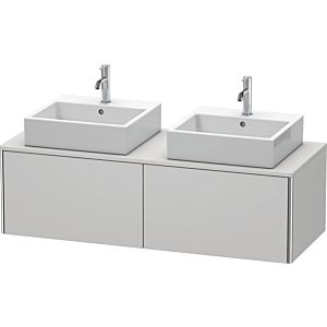 Duravit XSquare Duravit XSquare XS4906B3939 140x40x58.4cm, 2 pull-outs, both sides, Nordic white silk matt