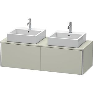Duravit XSquare Duravit XSquare XS4906B6060 140x40x58.4cm, 2 pull-outs, on both sides, Taupe silk matt
