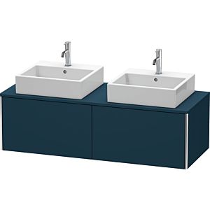 Duravit XSquare Duravit XSquare XS4906B9898 140x40x58.4cm, 2 pull-outs, both sides, midnight blue silk matt