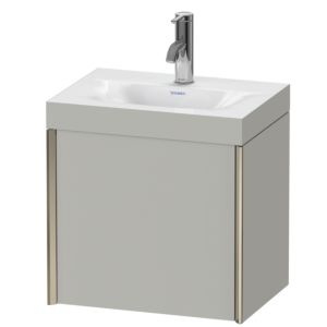 XViu Duravit vasque XV4630OB107C 45x33,3cm, 2000 , gauche, 2000 , champagne mat, Cadres C, gris béton mat