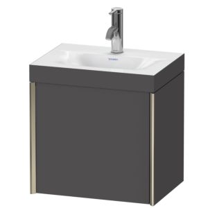 XViu Duravit vasque XV4630OB149C 45x33,3cm, 2000 , gauche, 2000 , champagne mat, Cadres C, graphite mat