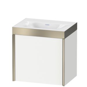 Duravit XViu vasque XV4631NB118P 45x33,3cm, 2000 , droite, sans trou pour robinet, champagne mat, Cadres P, blanc mat