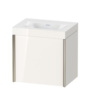 Duravit XViu vasque XV4631NB122C 45x33,3cm, 2000 , droite, sans trou pour robinet, champagne mat, Cadres C, blanc haute brillance
