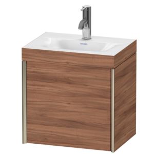 XViu Duravit vasque XV4631OB179C 45x33,3cm, 2000 , droite, 2000 , champagne mat, Cadres C, noyer naturel