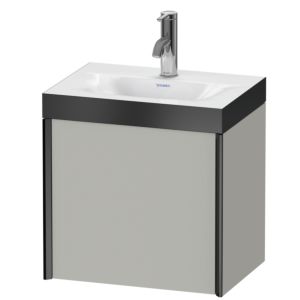 XViu Duravit vasque XV4631OB207P 45x33,3cm, 2000 , droite, 2000 , noir mat, Cadres P, gris béton mat