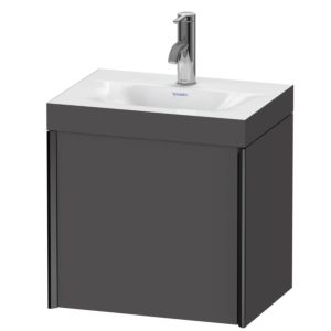 XViu Duravit vasque XV4631OB249C 45x33,3cm, 2000 , droite, 2000 , noir mat, Cadres C, graphite mat